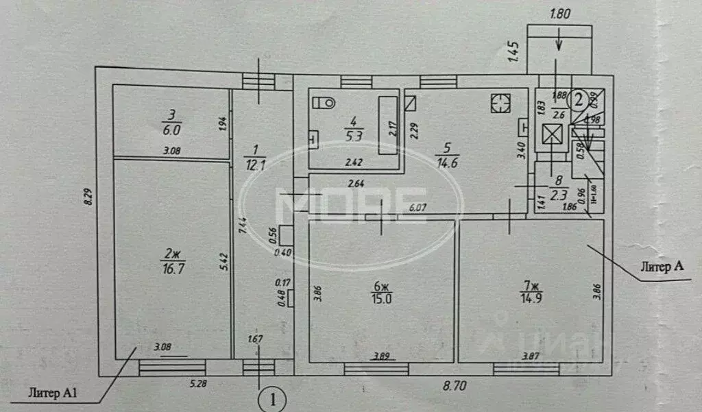 Дом в Калининградская область, Калининград пос. Лермонтовский, ул. ... - Фото 2