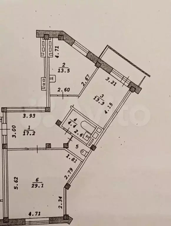 2-к. квартира, 80 м, 7/17 эт. - Фото 0
