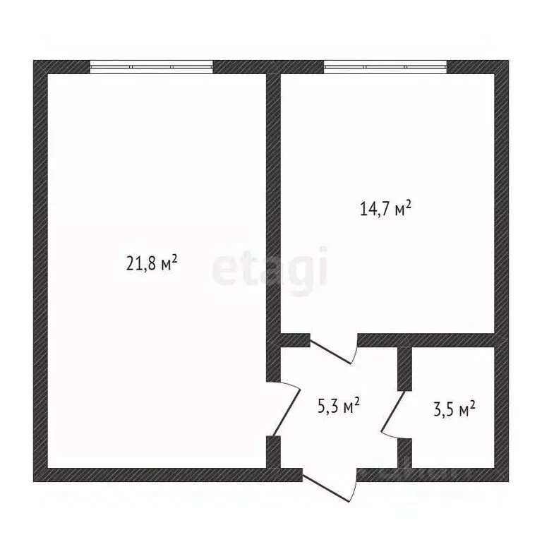 1-к кв. Дагестан, Махачкала Газопроводная ул., 5А (45.3 м) - Фото 1