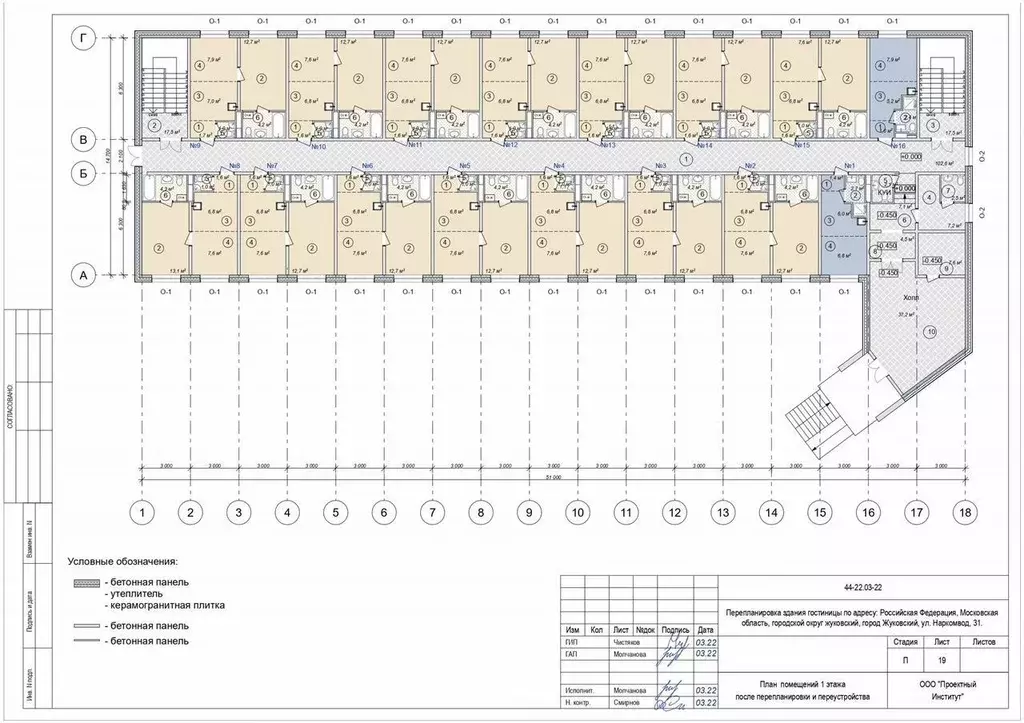 1-к кв. Московская область, Жуковский ул. Наркомвод, 31 (33.0 м) - Фото 2