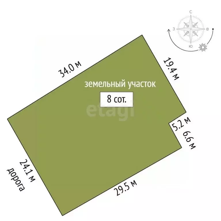 Участок в Ростовская область, Азовский район, Обильненское с/пос, пос. ... - Фото 2