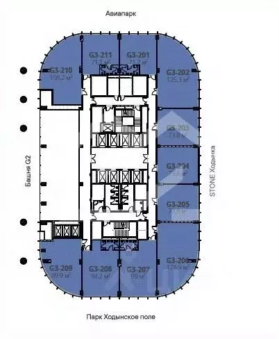 Помещение свободного назначения в Москва Ходынский бул., 20Ас1 (74 м) - Фото 2