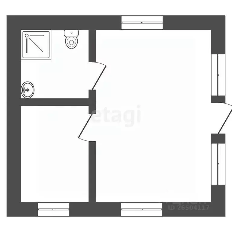 Дом в Севастополь Теремок садоводческое товарищество, 156 (50 м) - Фото 2
