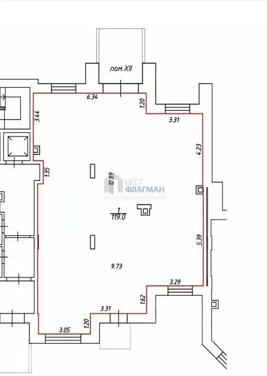 Помещение свободного назначения в Москва пос. Коммунарка, ул. Липовый ... - Фото 2