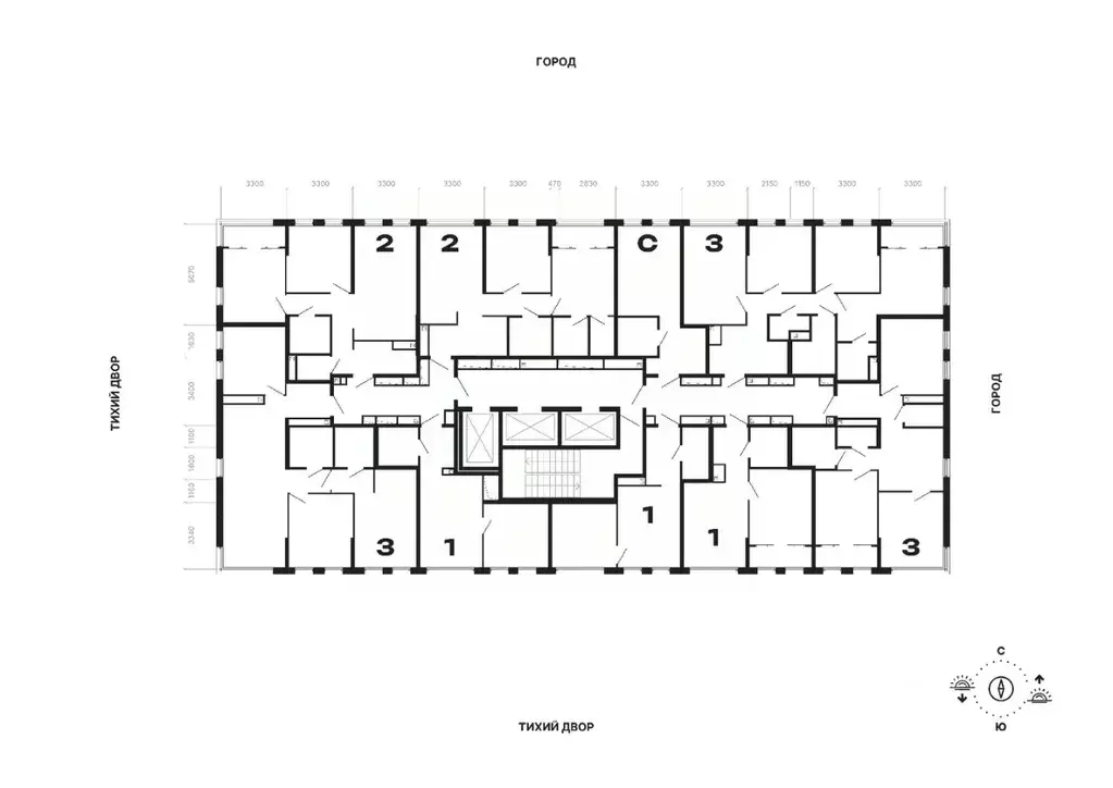 2-к кв. Свердловская область, Екатеринбург ДНК: Дом на Куйбышева жилой ... - Фото 2