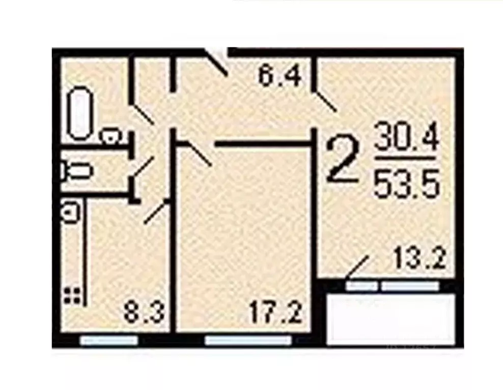 2-к кв. Москва Дмитровское ш., 149 (53.2 м) - Фото 2
