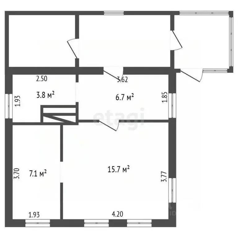 Дом в Кемеровская область, Новокузнецк Хабаровская ул., 20 (33 м) - Фото 2