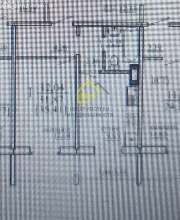 1-комнатная квартира: Челябинск, улица Маршала Чуйкова, 30 (31.87 м) - Фото 1