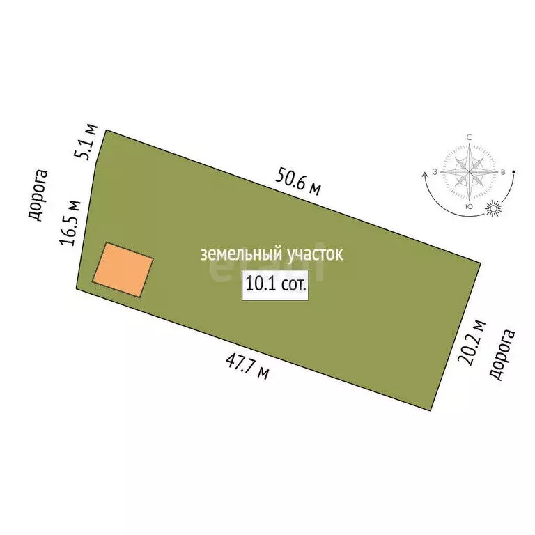 Участок в Тюмень, территория СОСН Русское Поле, Круговая улица (10 м) - Фото 1