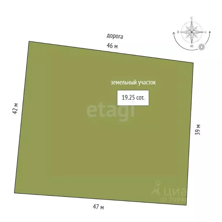 Участок в Свердловская область, Талицкий муниципальный округ, д. ... - Фото 2