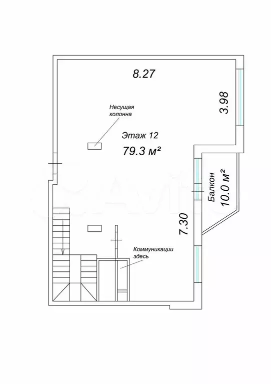 3-к. квартира, 173,5 м, 11/12 эт. - Фото 1