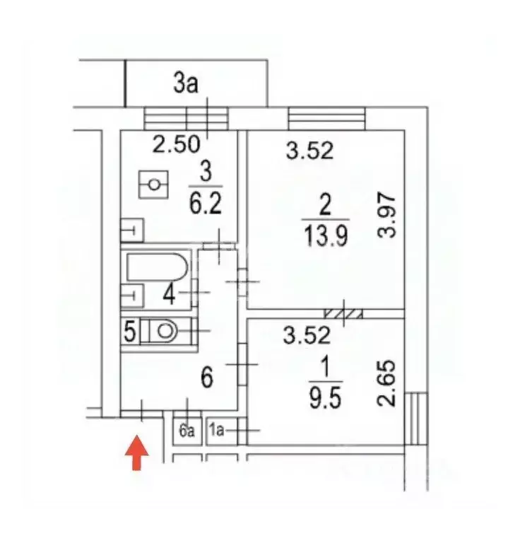 2-к кв. Москва 2-й Саратовский проезд, 6К2 (38.7 м) - Фото 1