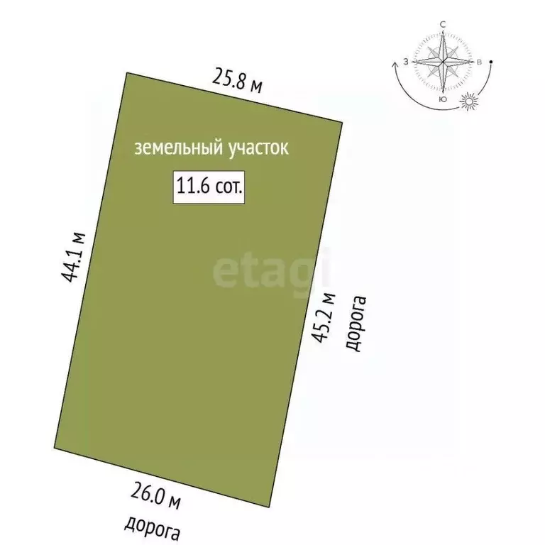 Участок в Вологодская область, Шексна рп, Шексна Южная мкр ул. ... - Фото 2