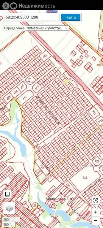 Участок в деревня Малиновка 1-я, улица Мичурина (10 м) - Фото 1