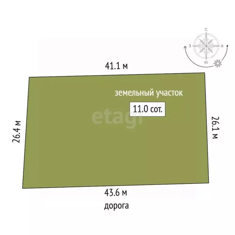 Участок в Марий Эл, Медведевский район, Шойбулакское с/пос, д. Новая ... - Фото 1