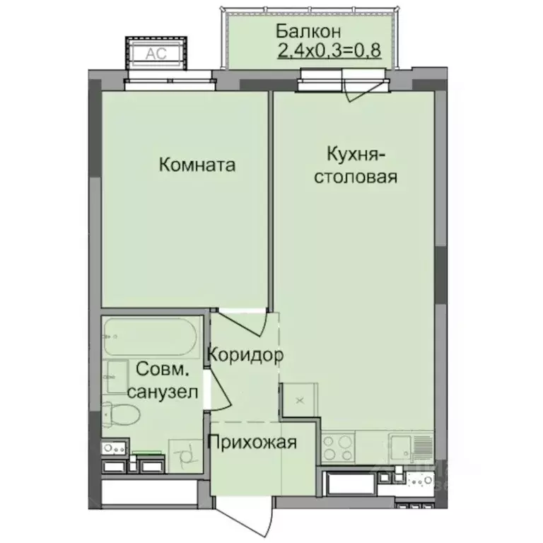 1-к кв. Удмуртия, Ижевск Северо-Западный жилрайон, 4-й мкр, Истории ... - Фото 1