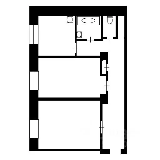 2-к кв. Татарстан, Казань ул. Толбухина, 3 (60.0 м) - Фото 2