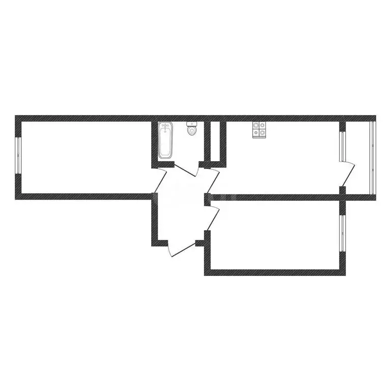 2-комнатная квартира: Черкесск, Кавказская улица, 92В/5 (71.1 м) - Фото 2
