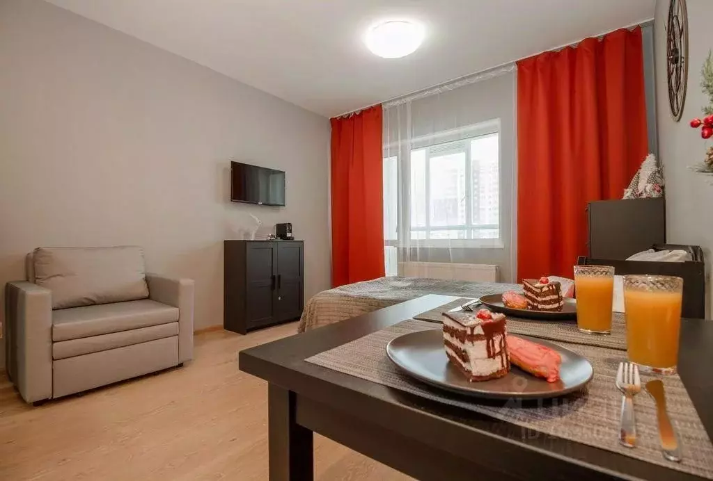 Студия Санкт-Петербург Комендантский просп, 67 (25.0 м) - Фото 0
