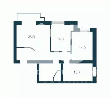 3-к кв. Новосибирская область, Бердск ул. Островского, 57 (92.0 м) - Фото 2