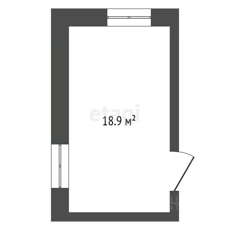 Комната Свердловская область, Екатеринбург ул. Бажова, 35 (18.9 м) - Фото 1