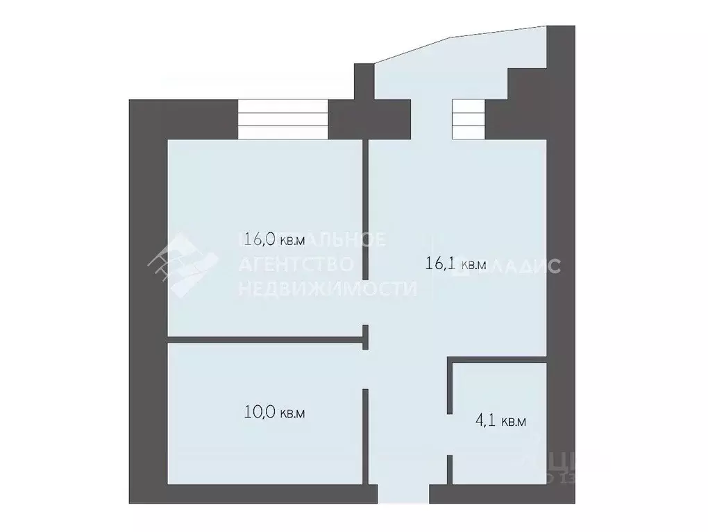 2-к кв. Рязанская область, Рязань ул. Семчинская, 3 (51.5 м) - Фото 2