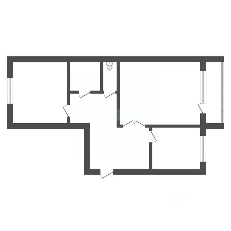 2-к кв. Амурская область, Благовещенск ул. Фрунзе, 58 (52.2 м) - Фото 1