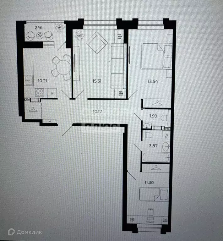 Продаётся 3-к квартира, 73.15 м - Фото 0