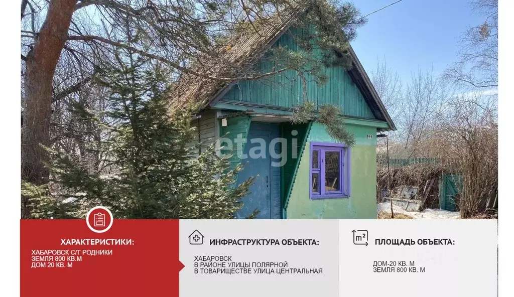 Дом в Хабаровский край, Хабаровск  (20 м) - Фото 0