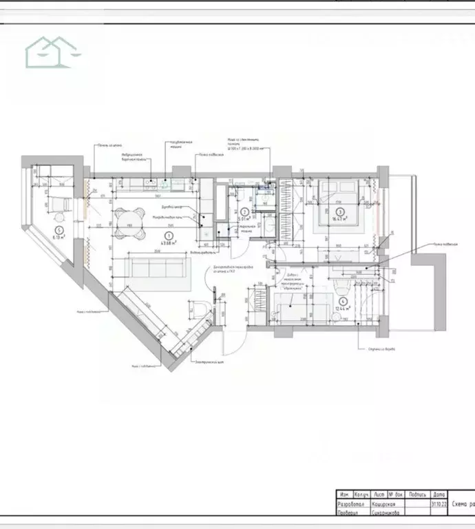 3-к кв. Воронежская область, Воронеж пл. Ленина, 6/1 (78.0 м) - Фото 2