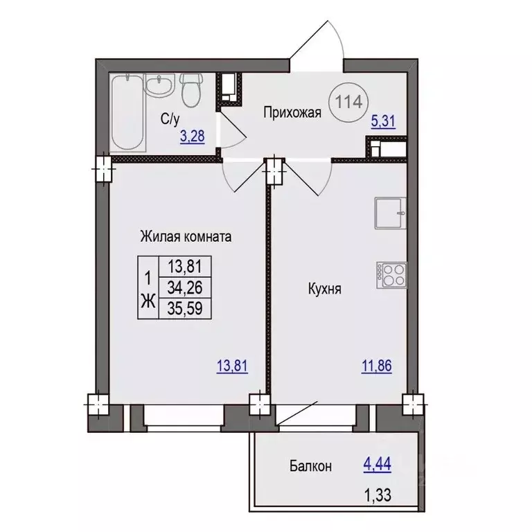 1-к кв. Псковская область, Псковский район, Завеличенская волость, д. ... - Фото 1