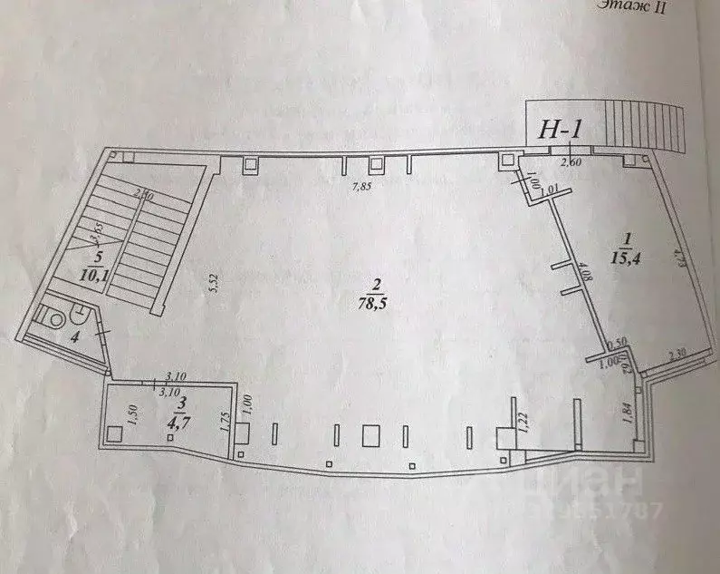 Торговая площадь в Коми, Сыктывкар Коммунистическая ул., 46/7 (111 м) - Фото 1