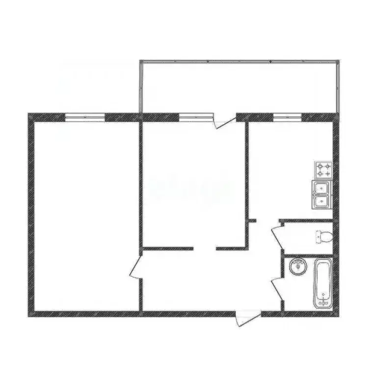 2-к кв. Костромская область, Кострома ул. Свердлова, 88 (46.9 м) - Фото 0