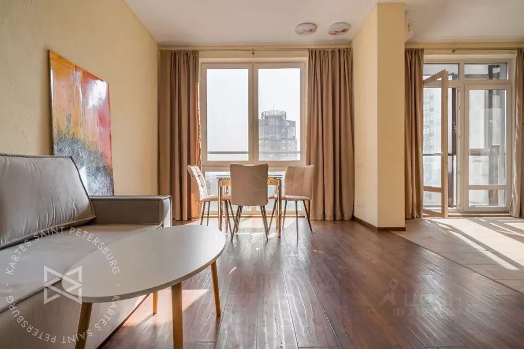 2-к кв. Санкт-Петербург просп. Тореза, 118 (74.5 м) - Фото 1