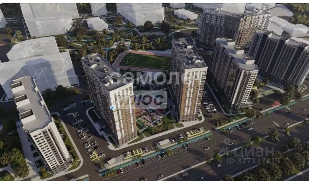 3-к кв. Липецкая область, Липецк Минская ул., 4Вк1 (87.5 м) - Фото 1