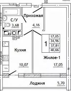 1-к кв. Смоленская область, Смоленский муниципальный округ, д. ... - Фото 1
