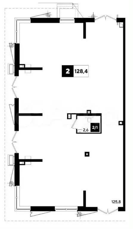 Продам помещение свободного назначения, 128.4 м - Фото 0