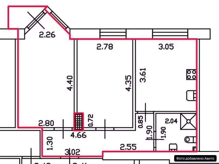 2-к кв. Ленинградская область, Тосно г. Тосненский район, Тосненское ... - Фото 2