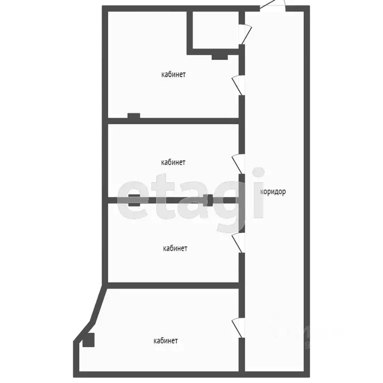 Офис в Тюменская область, Тюмень ул. Урицкого, 36 (167 м) - Фото 1