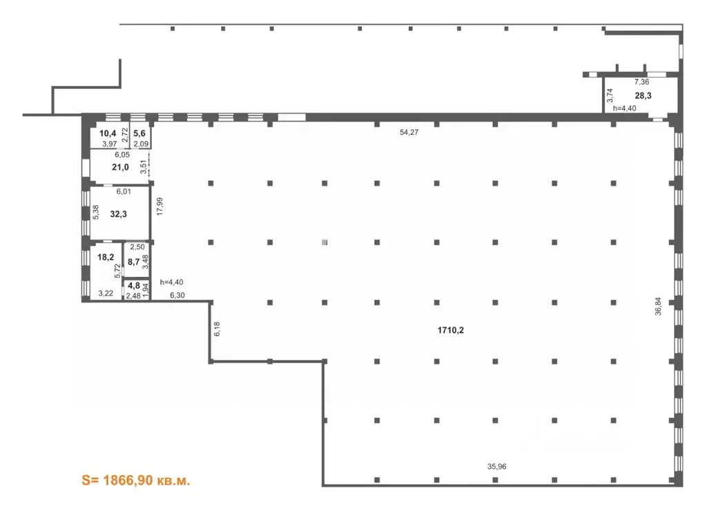 Склад в Челябинская область, Челябинск Копейское ш., 9П (1867 м) - Фото 2