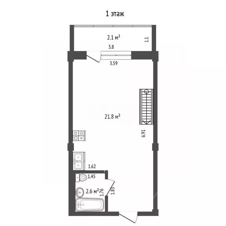 Студия Московская область, Люберцы городской округ, д. Пехорка ул. ... - Фото 2