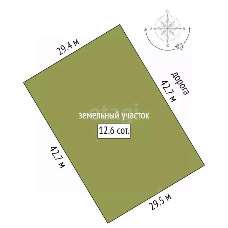 Участок в Ярославская область, Тутаев ул. Приволжская, 6 (13.0 сот.) - Фото 2