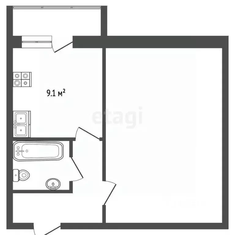1-к кв. Ярославская область, Ярославль ул. Большая Техническая, 11 ... - Фото 2