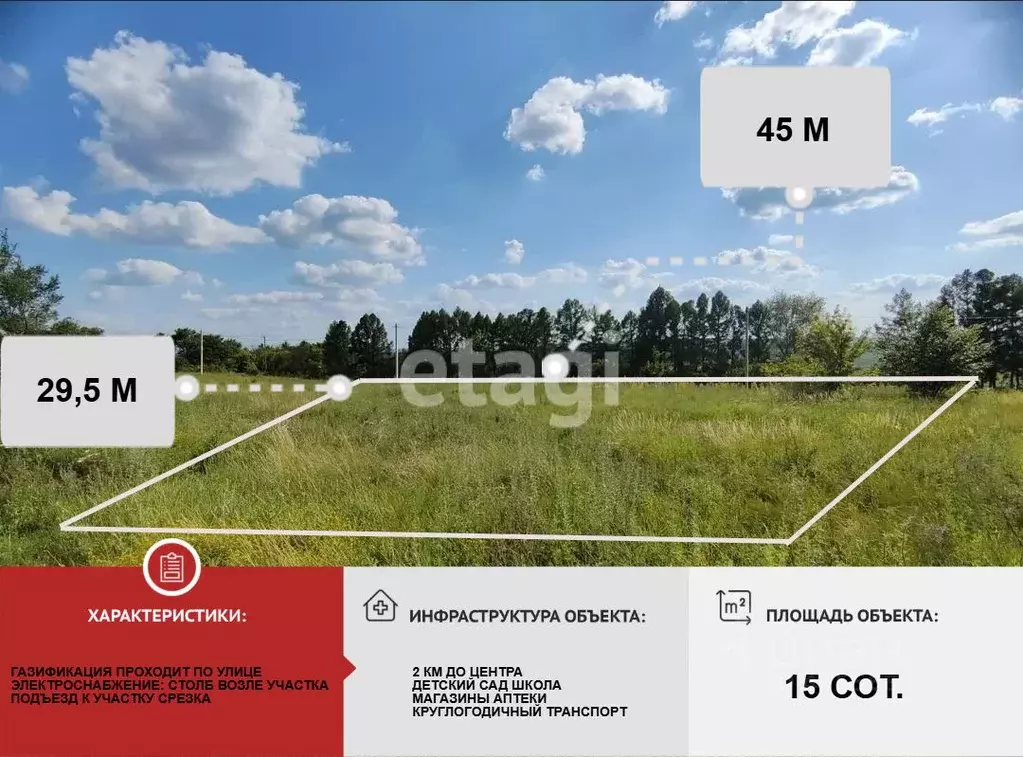 Участок в Белгородская область, Бирюч Красногвардейский район, ул. 8 ... - Фото 2