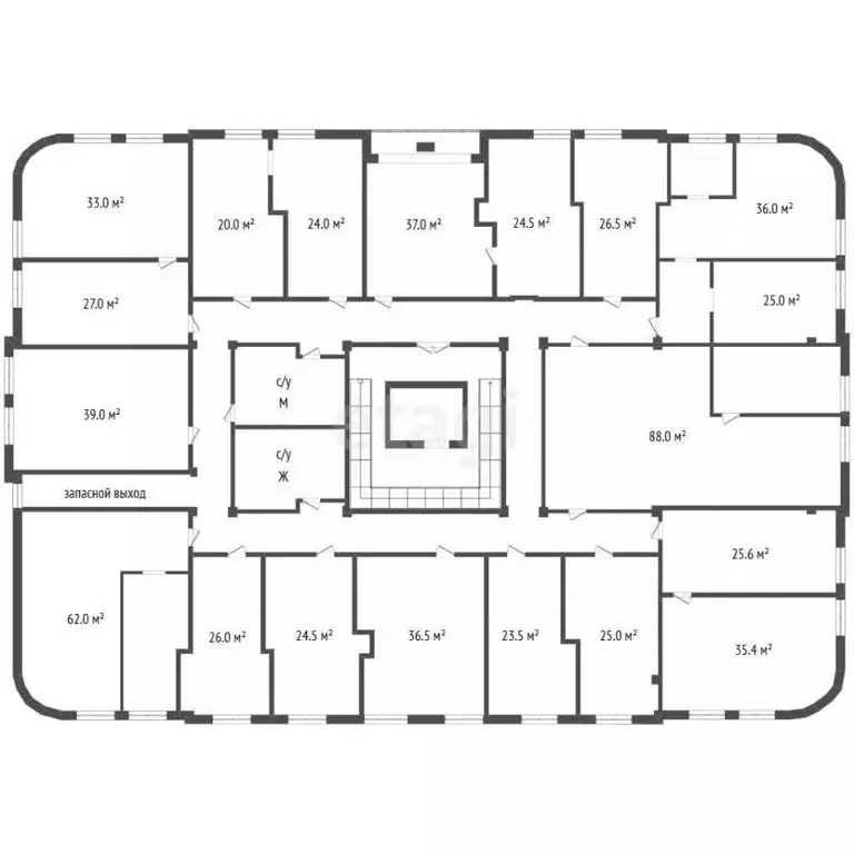 Офис в Тюменская область, Тюмень Харьковская ул., 83Ак4 (635 м) - Фото 2