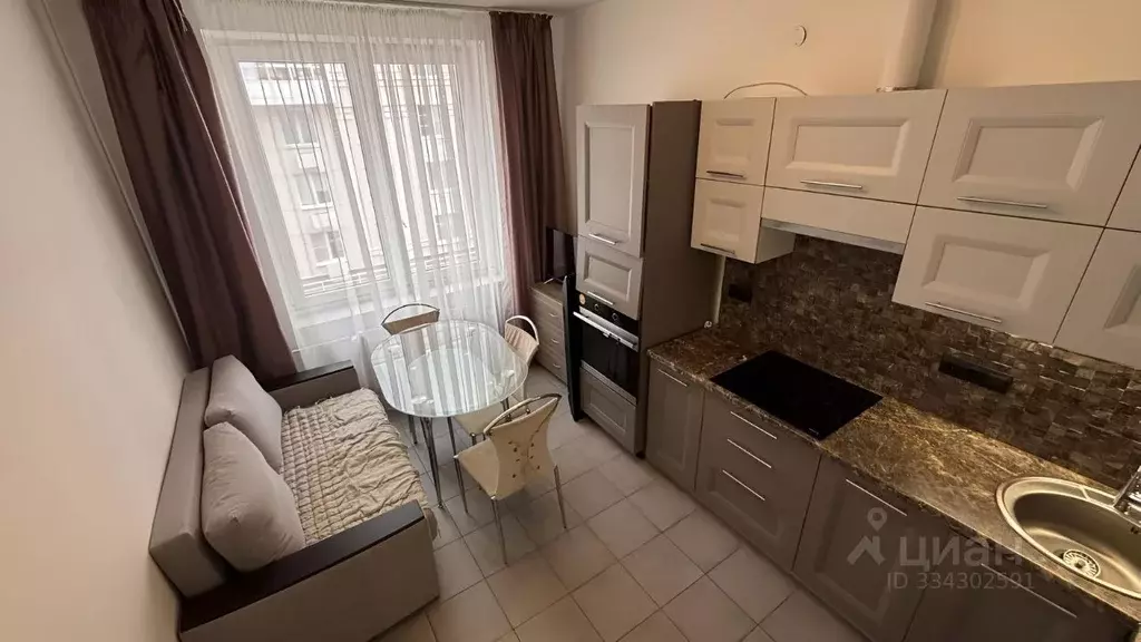 1-к кв. Санкт-Петербург наб. Реки Каменки, 11к2 (32.0 м) - Фото 2