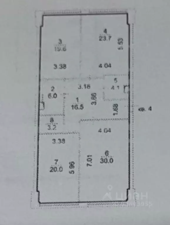 3-к кв. Москва ул. Авиаконструктора Сухого, 2к1 (128.0 м) - Фото 2