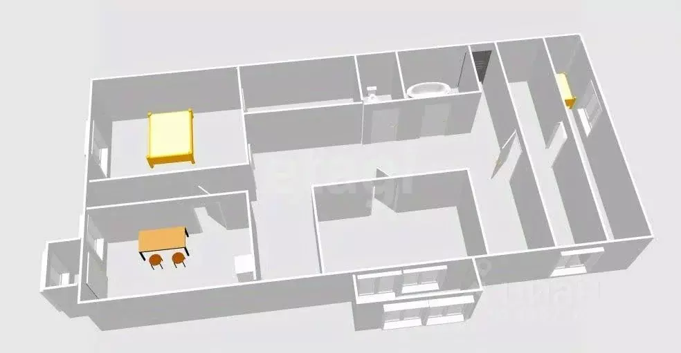 4-к кв. Сахалинская область, Холмск ул. 60 лет Октября, 4 (86.1 м) - Фото 1