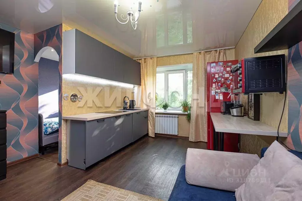 1-к кв. Новосибирская область, Новосибирск ул. Некрасова, 59 (30.4 м) - Фото 0