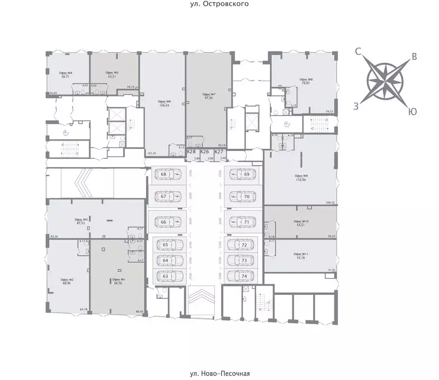 Офис (116.9 м) - Фото 1